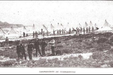 1898: campamento militar en Guanarteme