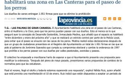 El Ayuntamiento de Las Palmas de Gran Canaria habilitará una zona en Las Canteras para el paseo de los perros ( Laprovincia-dlp)