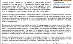 Las Canteras tendrá un nuevo alumbrado para el año que viene. ( www.canariasahora.es).