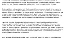 Recuperar La Cícer exige el cierre de la subestación de Unelco   ( www.laprovincia.es).