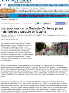 Los empresarios de Sagasta-Canteras piden más farolas y parquin en la zona (laprovincia.es).