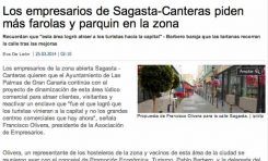Los empresarios de Sagasta-Canteras piden más farolas y parquin en la zona (laprovincia.es).