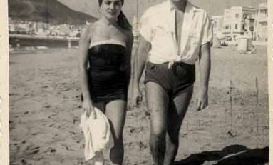 El matrimonio Lezcano en 1954.
