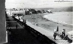 Vista de la playa con marea llena 1938-colecc.Esther Suárez