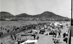 La playa en 1952-colecc. Familia Artiles
