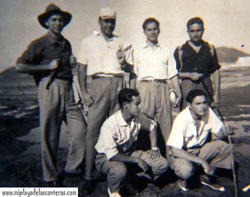 Julio Maccanti con sus amigos