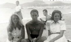 Ana Maria, Rafael Masanet y Sole Martinez. Verano del 1946-colecc.Familia Valdivielso