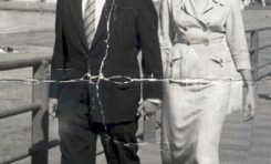 José Luis Gallardo y Mª del Carmen Cantero en el paseo-colecc. Familia Gallardo Cantero