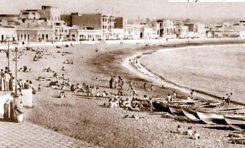 La Playa Grande en los 50