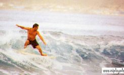 Surf en los 80-Tino en acción-Aportación Orca Surf Shop
