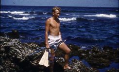 Tino Melián antes de ir de pesca submarina, septiembre de 1954-colecc. Juan Melián