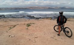 Recorriendo la bahía en bicicleta