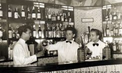 Interior del Bar Chipén, local que estaba en La Puntilla en el año 1959-  colecc. Manolo Martín Paiz
