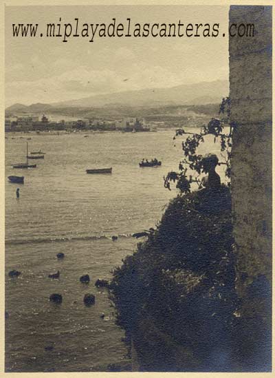 Vista desde La Puntilla. Octubre 1941