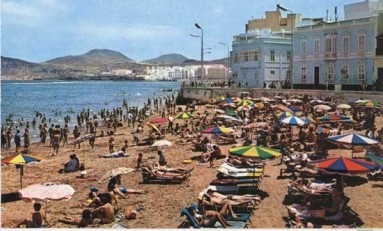 La Playa Chica en los setenta
