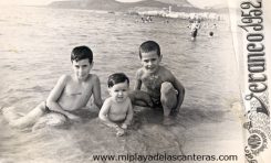 Sergio, Raúl y Juan Miguel Villalba-Verano 1952- colecc. Rafael Villalba.