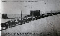 Carretera del Puerto de la Luz a Las Palmas-hace mucho, mucho tiempo...-