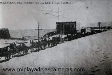Carretera del Puerto de la Luz a Las Palmas-hace mucho, mucho tiempo...-