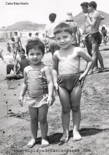Carlos y Desiree Báez, verano de 1963.