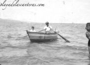 En la orilla de Las Canteras- Sobre 1925-colecc. Familia Navarro-Millares.