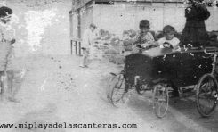 Los niños de la familia Navarro Millares, sobre 1925.