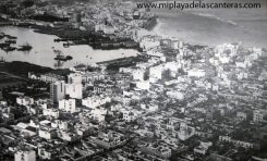 El istmo de La Isleta, sobre 1950.