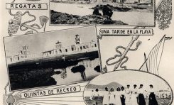 Poster de la playa de Las Canteras, 1910.