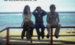 La "barandilla" de Playa Chica, sobre 1980- colecc. Familia Zanolety.
