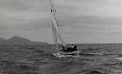 Hispania navegando en la Bahía de El Confital. 1954