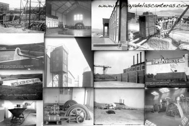 Collage de fotos de la desaparecida fabrica de La Cicer.