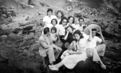 Los Marreros en El Confital. Sobre 1950- colecc. Familia Marrero.