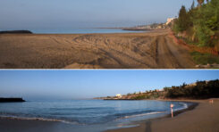 Las Playas del Veril y de El Cochino en el sur de la isla muestran “orgullosas” la arena procedente de Las Canteras.