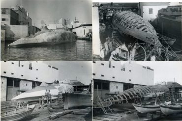Documento gráfico extraordinario: Fotos de la construcción de  Moby Dick en La Isleta