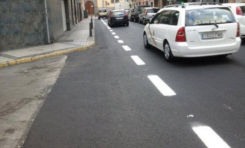 Foto noticia: Así será el carril bici en la calle Secretario Padilla, itinerario ciclista que viene de la zona del Auditorio.