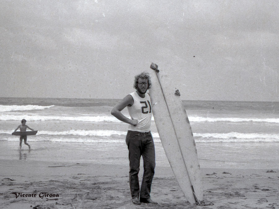 Pioneros del surf en Las Canteras