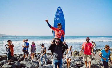 Iballa Ruano y Sean Poynter se proclaman Campeones del Mundo de Paddle Surf, en la modalidad de olas, en el Lloret