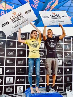 Yael Peña y Melania Suárez consiguen los títulos nacionales de La Liga FeSurfing 2018 y se adjudican el Open LPA Surf City 2018