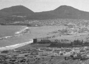 Una vista, a principios de los años cincuenta, de Guanarteme y Las Canteras
