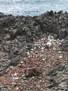 La basura se acumula en uno de los rincones más bellos de La Isleta