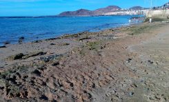 La Playa Chica y su falta de arena