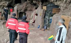 La Policía Canaria interviene en las cuevas de Los Canarios
