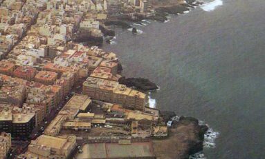 Años ochenta: litoral costero desde La Puntilla hasta la Casa Roja