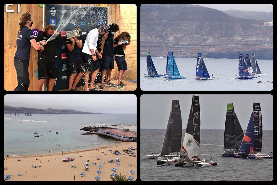 El Pro Sailing Tour cierra su tercera etapa y confirma a Las Palmas de Gran Canaria en el circuito internacional de grandes regatas