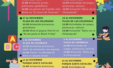 Actividades infantiles durante noviembre y diciembre en Isleta-Puerto-Guanarteme