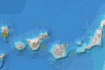 273 terremotos en el área de las Islas Canarias durante febrero