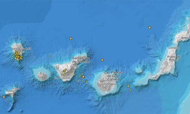 273 terremotos en el área de las Islas Canarias durante febrero