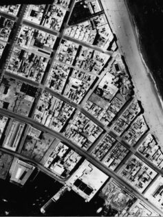Sobre 1940: vista aérea del barrio del Refugio