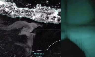 Un mar de leche observado por primera vez desde el espacio